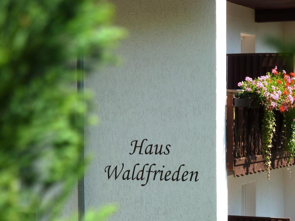 Pension Haus Waldfrieden, Meinecardplus Inklusive 빌링겐 외부 사진